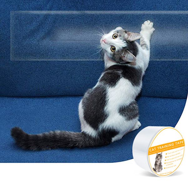 Kattklösningstejp PVC-reptålig matta Kattklösning Möbler Soffa Kloskydd