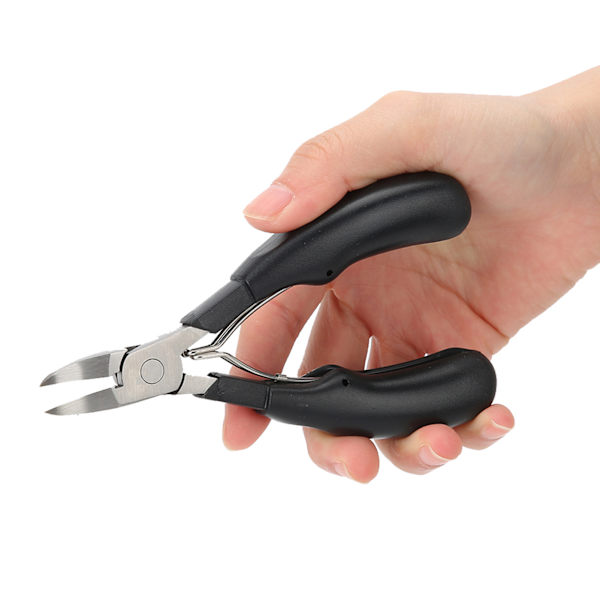 Nagelklippare i rostfritt stål Nagelklippare Nagelklippare Nagelklippare Nagelklippare Tånagel Nagelband Sax Pedikyrklippare Svart