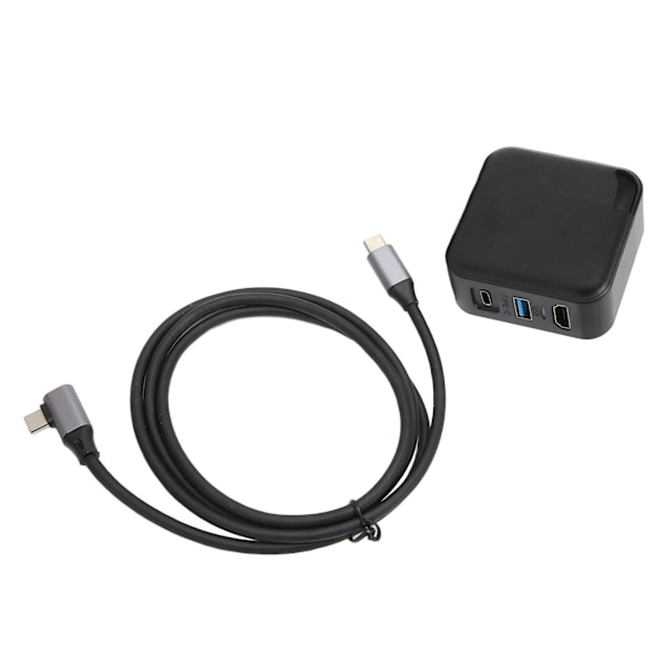HD Multimedia Interface TV-dokk 3 i 1 4K laderdokkadapter med USB 3.0-port for Switch OLED Smartphone 100‑240V EU-plugg