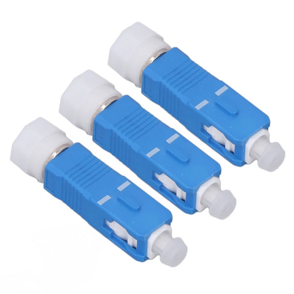 3 st fiberoptisk kontaktadapter SC hane till FC hona single mode-omvandlare för optisk effektmätning
