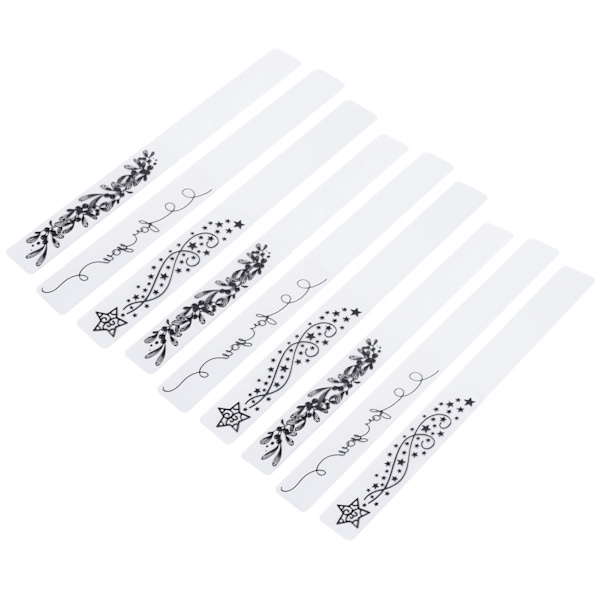 9 stk. Blomster Plast Embossing Folder til DIY Håndlavede Embosserede Plade Tilbehør