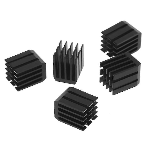 5kpl 9x9x12mm Alumiininen Jäähdytyslevy Tietokoneen Jäähdytin Elektroniikkapiirin Jäähdytin