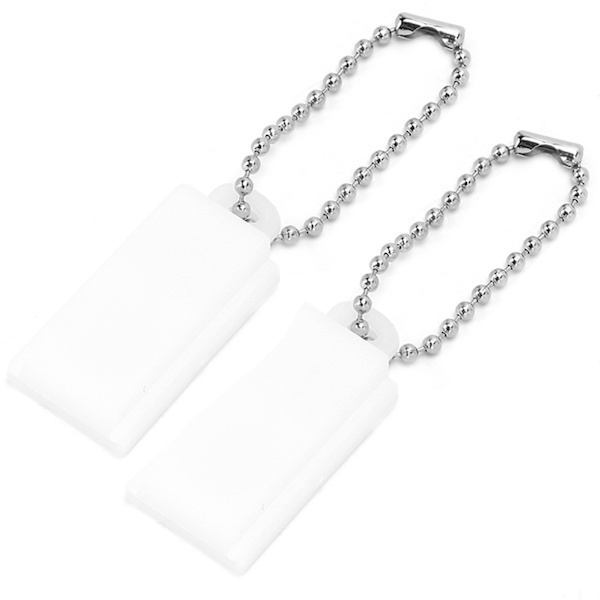2st Bärbar hörapparat Förstärkare Batteri Caddy Plastknapp Förvaringsväska Case Box