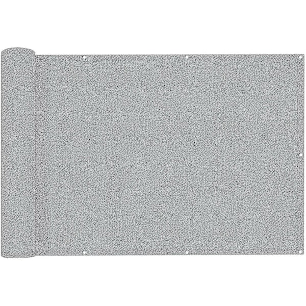 Balkongskydd Balkonginredning (pes) 0,9 X 3m UV-skydd Balkongskydd Vattentät Polyester För Balkong Trädgård Utomhus Ljusgrå