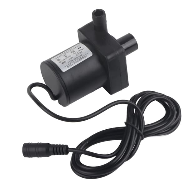 DC Dränkbar Pump Mini Tyst Borstlös Motor för Pooler Damm Akvarium 12V 18W 800L/h
