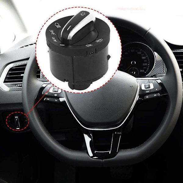 Hovedlyskontrollbrytermodul for Volkswagen Mk4 B5 Polo