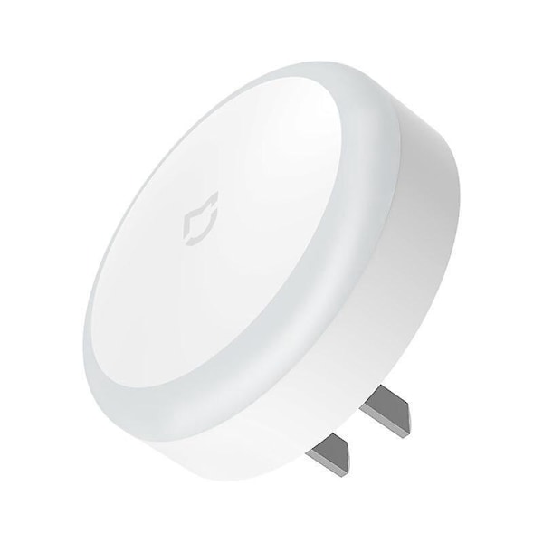 LED-nattlampa med stickkontakt och ljussensor för barnrum, badrum, 1-pack