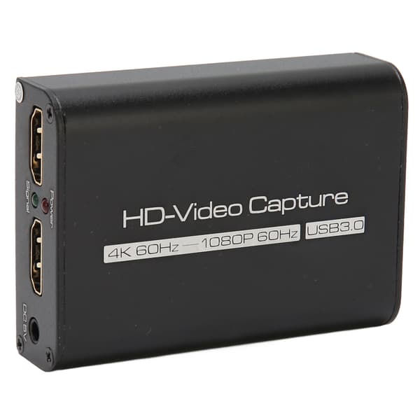 4K Ljud Video Capture Card 1080P USB 3.0 HD Multimedia Interface Video Capture Enhet för PS5 Dator Kamera