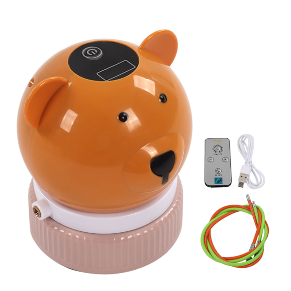 Hopprep Hoppmaskin Fjärrkontroll Automatisk Smart Elektrisk Hopp Utrustning för Inomhus Utomhus Gul
