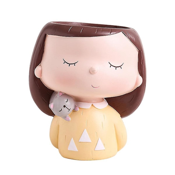 Mini Moderne Blomsterpotter Kreativ Blomsterkrukke til Bonsai Potter Dekoration Kaktus D--