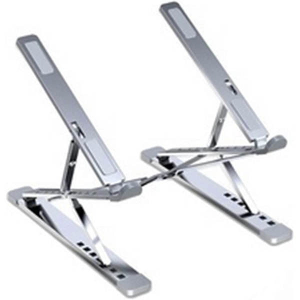 Laptop Stand til Skrivebord Rejse Foldbar Justerbar Laptop Riser Ventileret Computer Stand Universal Pasform
