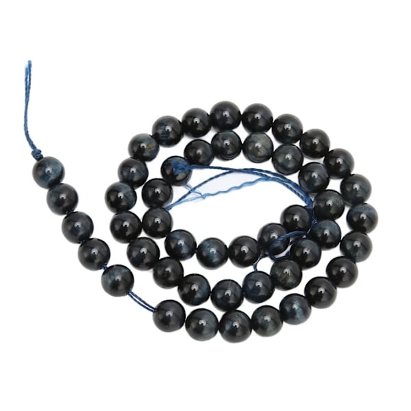 Tiger Eye Stone String Dekorativt Armbånd Anheng for DIY Håndverk Pynt 8mm Diameter Perle