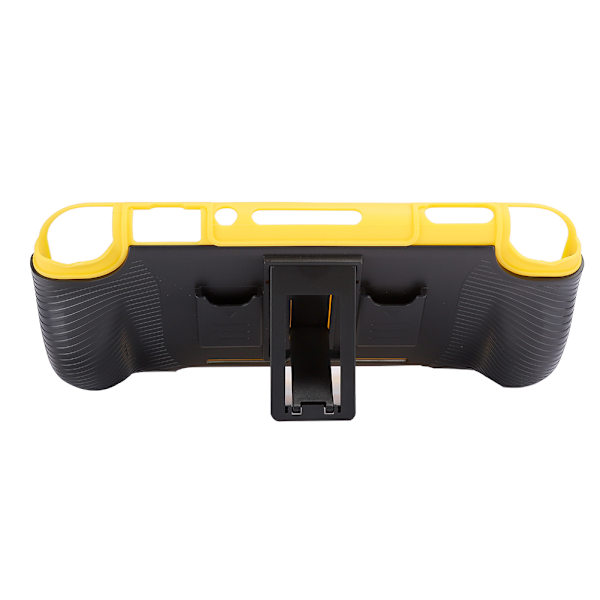 2 i 1 Hard PC + TPU Beskyttende Skal Innebygd 2 Spillkortplasser Baket for Switch Liteblack gul