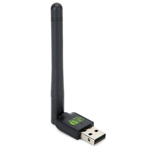 Ilmainen USB2.0 WiFi Langaton sovitin Verkkokortti Antenni Wi-Fi-vastaanotin 150Mbps