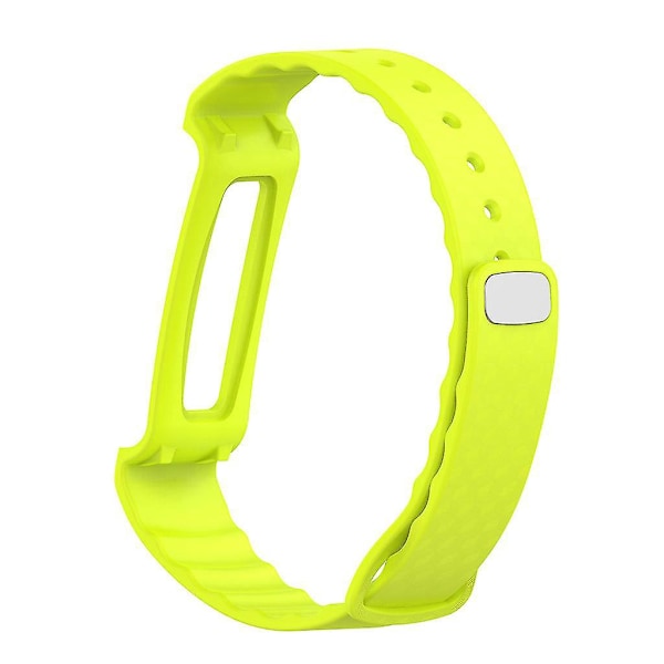 Justerbart silikonsmartwatchband för Huawei Honor A2 gult