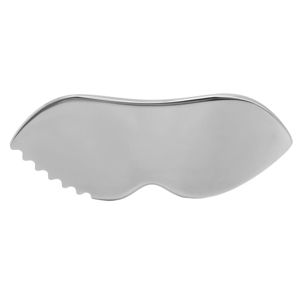 Gua Sha Massagebräda Comb Edge 304 Rostfritt stål Jämnare ytor Gua Sha Tool för smärtlindring i mjuk vävnad Kroppsvård