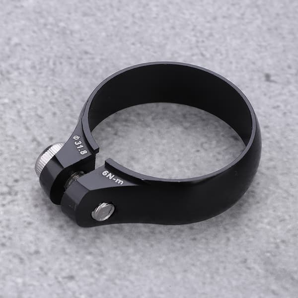 Cykel Bolt Klemme 31,8 mm til 27,2 Sadelpind Super Let (Sort)