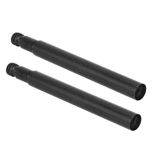 2 st 60 mm Cykel Presta Ventilförlängare Inre Däckventiler Förlängning (Svart)