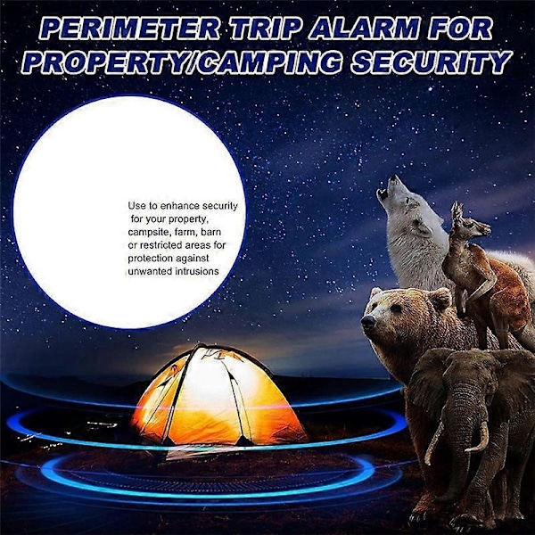 Perimetertur-alarm for camping og sikkerhetseiendom (C)