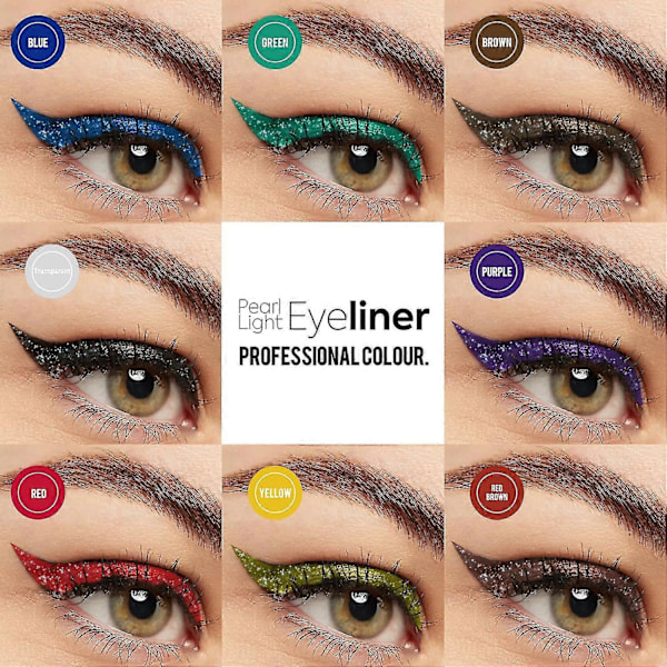 Flytande Eyeliner, Eyeliner Flytande 24-timmars Långvarig, Vattentät Eyelinerpenna, Matt Finish Ögonmakeup