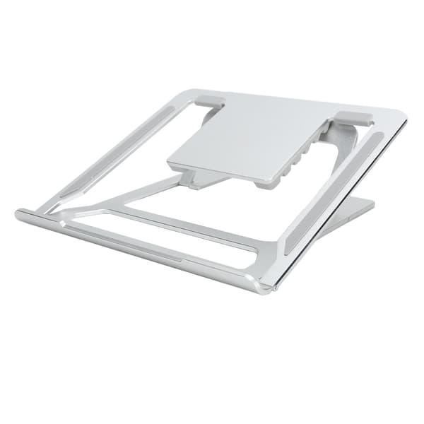 Bärbar datorställ hopfällbart bärbart silver aluminiumlegering C6 laptopfäste för 11-17 tums bärbara datorer
