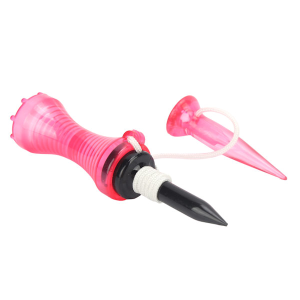 80mm Golf Trænings Tees Genanvendelige Bold Spilleholder til Træningsgræs Måtte TilbehørPink