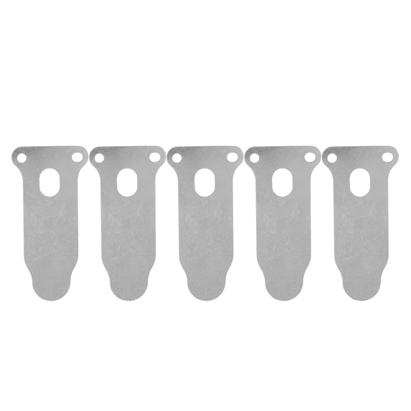 5 stk Ventilplate Tungeform Metall Luftkompressortilbehør 57mm Lang