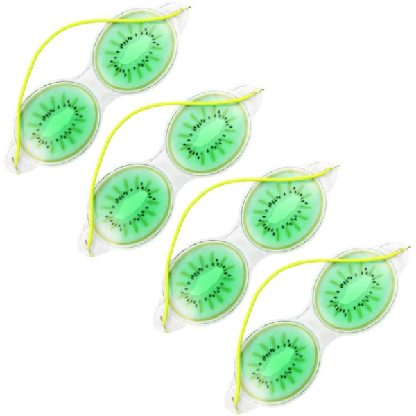 Kiwi-kuvioinen viilentävä silmägeelimaski - 4 kpl (19*7cm)