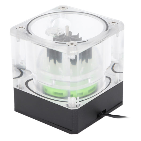 Vattenpump PUB‑M4YT Integrerad 7 cm Robust Datorvattenkylare med Flödesindikator för Dator-CPU