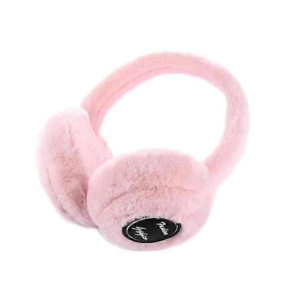 Vinter Ørevarmere Hovedtelefon Trådløs Bluetooth 5.0 Ørekopper Hovedtelefon Ørekopper med Ekstra Blød Pink