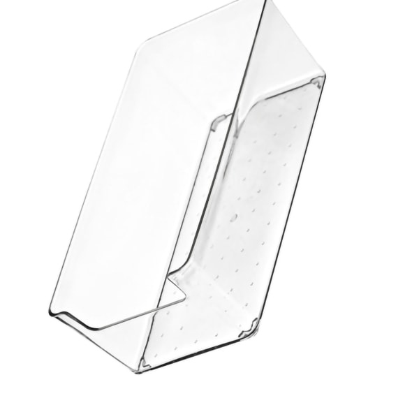 Låda Förvaringsbrickor Slitstark Transparent plast Låda Förvaringslåda för kök Liten rektangellåda