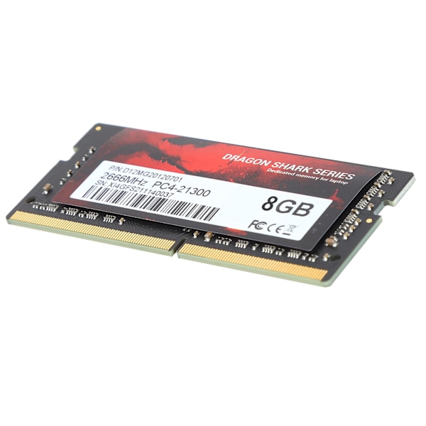 Bærbar hukommelse PC4‑21300 RAM hukommelsesopgraderingskit Kompatibel med DDR4‑2666MHz Notebook8GB