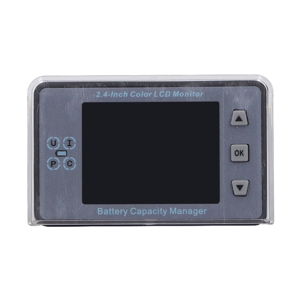 Voltmeter Coulometer Wireless Battery Capacity Manager Monitor med 2,4 tommers farge LCD-skjerm 500V 50A