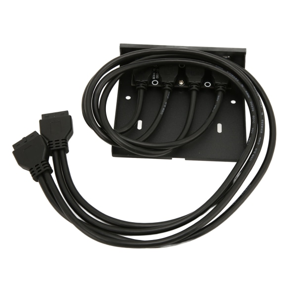 USB frontpanel 4 porter USB 3.0 dobbel 19 pins stabil overføringsstøtte Hot Plug 3,5 tommers frontpanel for datamaskindeksel