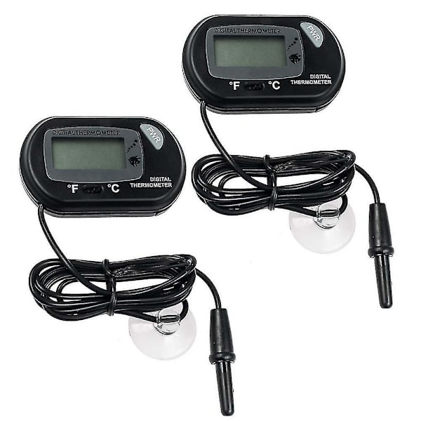 LCD digitalt akvarietermometer med sugekopmontering