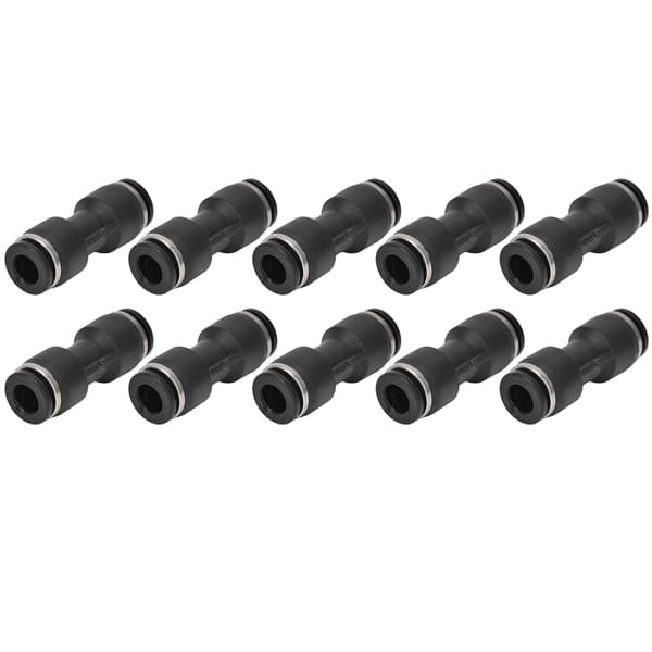 10 stk. pneumatiske konnektorer lige push-rørfittings luftkompressor tilbehør 6 mm