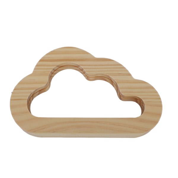 Träsnidningslampa Trä ihålig design USB -driven inbäddad 3D LED-nattlampa Dekorativt skrivbord för kontorsbord