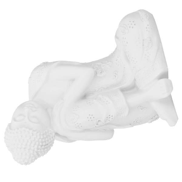 Sovande Buddha-skulptur i syntetisk harts, statyhantverk, heminredningsprydnader