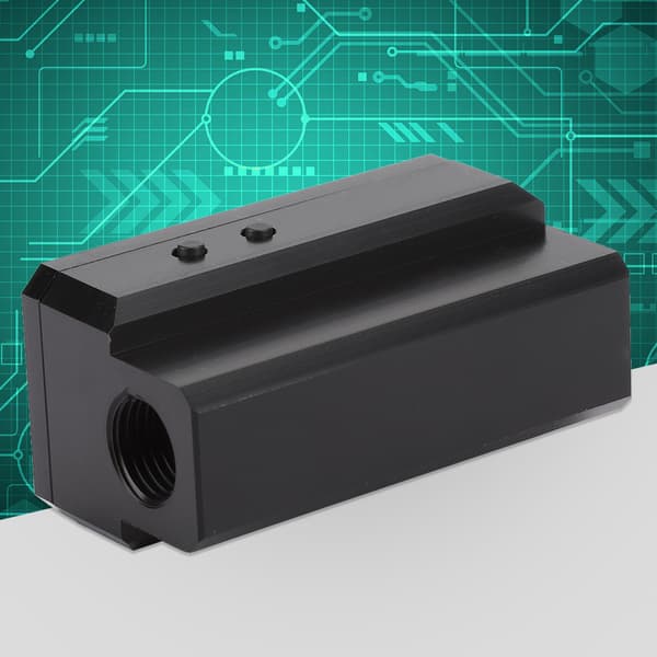 Intelligent vandtemperatur beskytter Multi Mode OLED Display Overvågning Termometer (Sort)