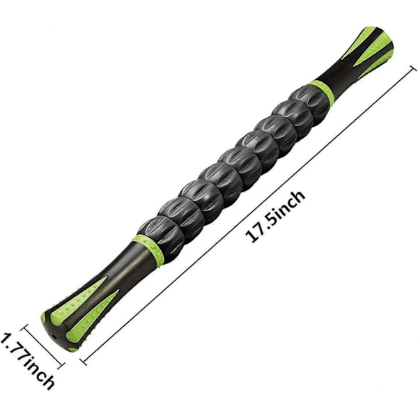 45 cm hierontakeppi kivun, arkuuden, kramppien lievitykseen, hierontaan, fysioterapiaan ja kehon palautumiseen (musta)