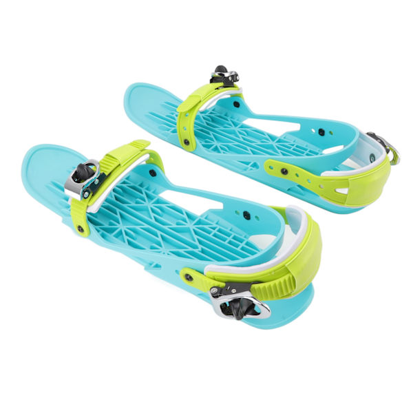 Mini Ski Skates Skating Ski til at fastgøre til skistøvler til voksne Justerbare skistøvler til udendørs skiløb One Size Farve