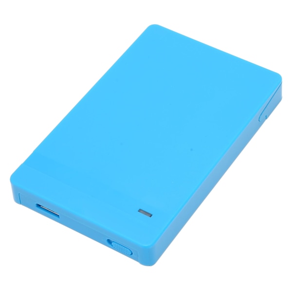 2,5-tums hårddiskhölje USB3.0 Plug and Play mobilt HDD-hölje externt HDD-höljesadapter för Windows för OS blå