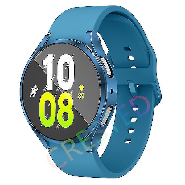 Samsung Galaxy Watch Silikon Sport Armbånd Rem for 5/4/5 Pro/4 Classic, 42mm/44mm/45mm/46mm Galaxy Watch 4 44mm Offisiell Stjerneblå