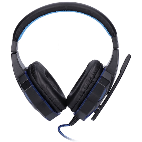 SY830MV‑PC Blå Gaming Headset Trådbundet Luminous Gaming Hörlurar för PC PS4 Controller