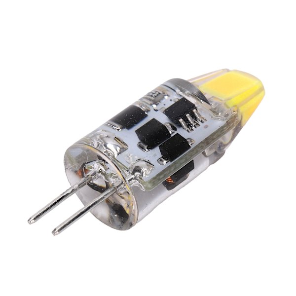 G4 Polttimo 2W 200LM 360° Himmentävä silikoni BiPin LED-lamppu kotitoimistoon AC DC 1224V (kylmä valkoinen 60006500K)