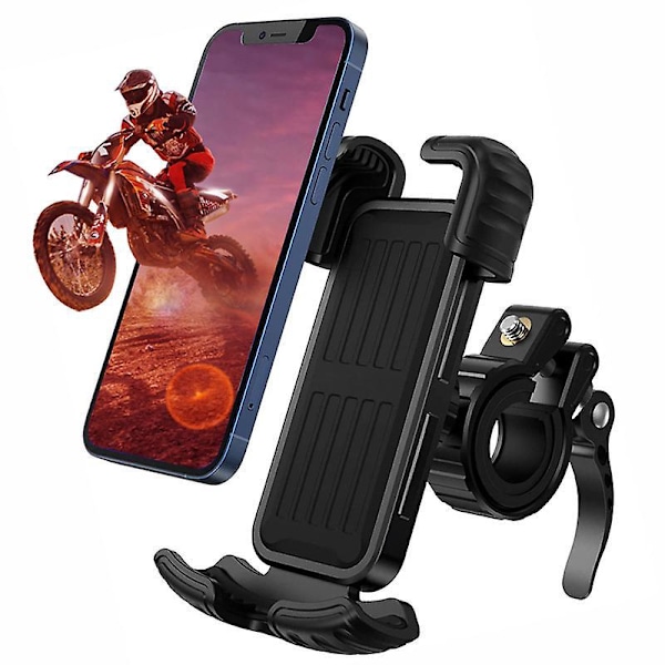 Moottoripyörän Puhelimenpidike Ohjaustangon Kiinnikkeellä iPhone 14 Plus Pro Max 13 Pro Max Samsung S9 S10