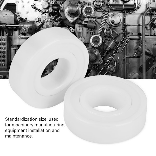 2 st 6001-2RS 12x28x8mm Hög precision tätat full keramiskt ZrO2 kullager