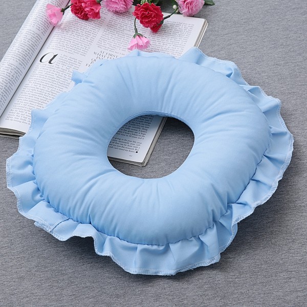 Polyester Face Relax Pillow SPA Salon Hieronta Ontto Tyyny Nap Rest Tyyny Sininen