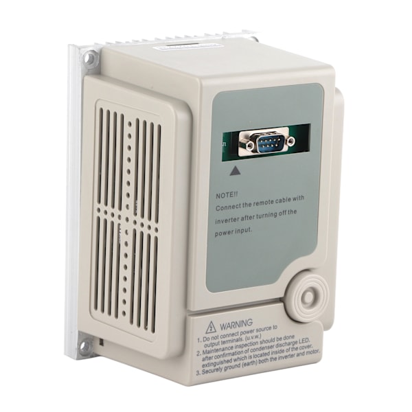 Frekvensomformer Enkelfaseinngang 3-faseutgang Variabel frekvensomformer 220V(0,4kw)