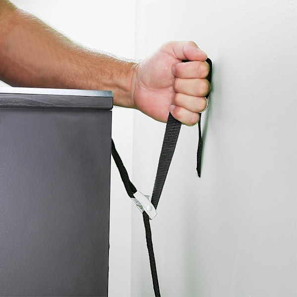 Sikkerhetsstropper for TV-møbler Bokhylle Kommode Anti-Tip Strap Kit for Barnebeskyttelse Jordskjelvbeskyttelse 2-pakning
